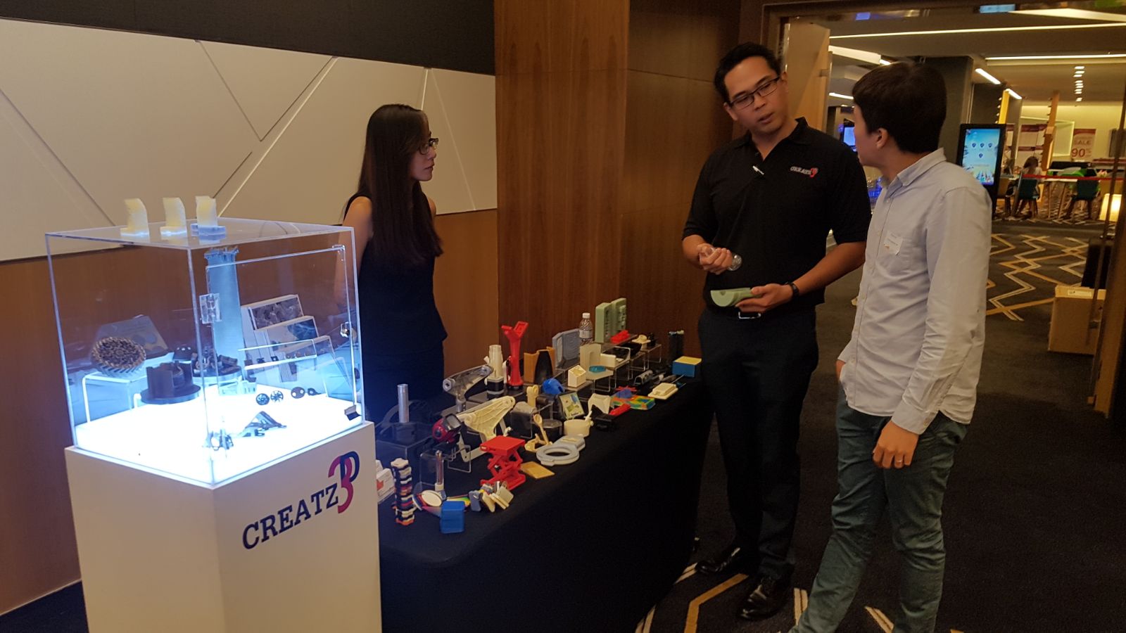 Our engineers explaining about the potential of 3D printing