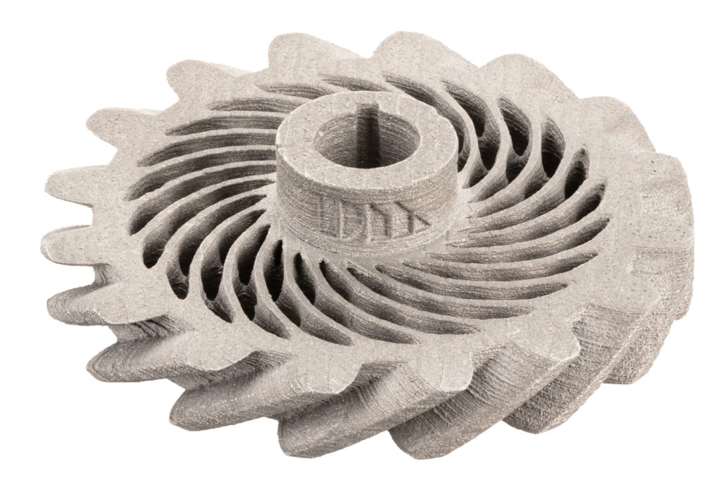 Generative designed gears with Desktop Metal Production System