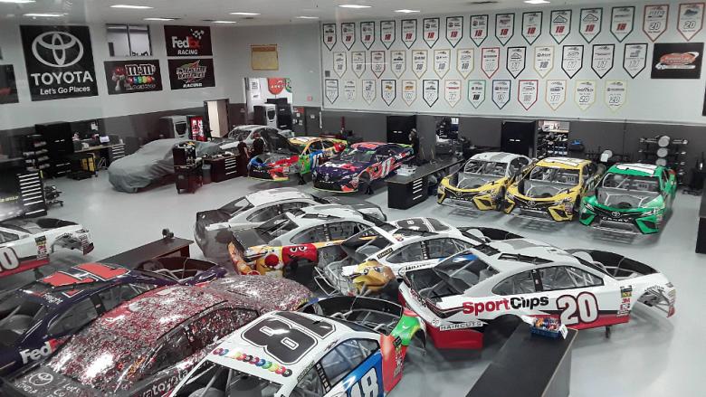 JGR has 5 Stratasys 3D printers (back far left) that run nearly 24/7.
