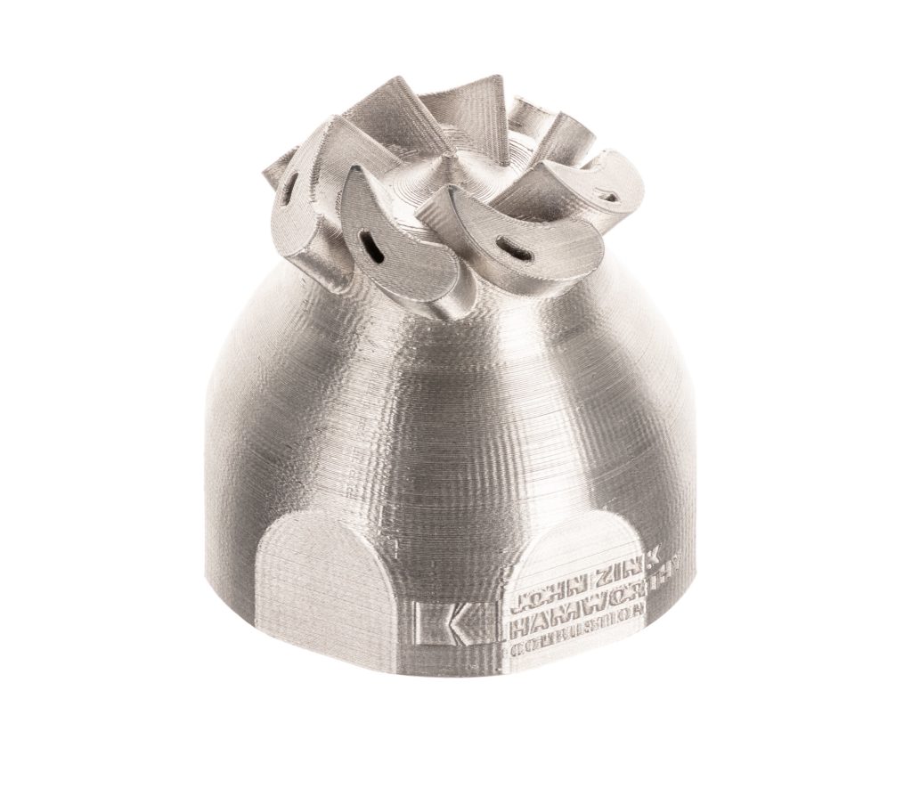 Printed in 316L with the Studio System, the combustion fuel nozzle for marine tankers is radically designed to function in a fuel-efficient manner. (Photo: Business Wire).