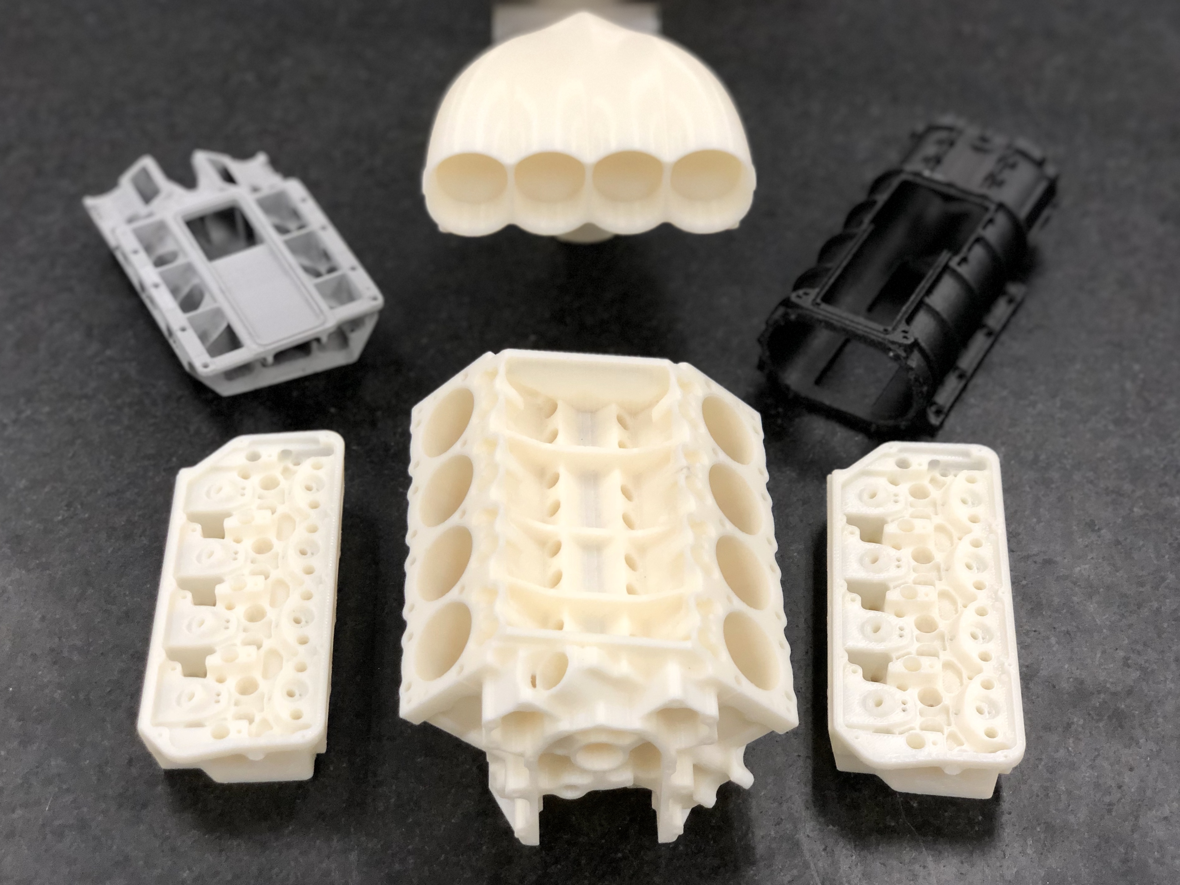 Accelerating prototype development and produce proof-of-concept, finished ultralight usable components with Stratasys Fortus 450mc and F370 3D Printers.