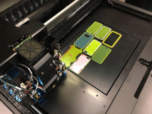 Prototyping mobile phone cases with varying levels of transparency