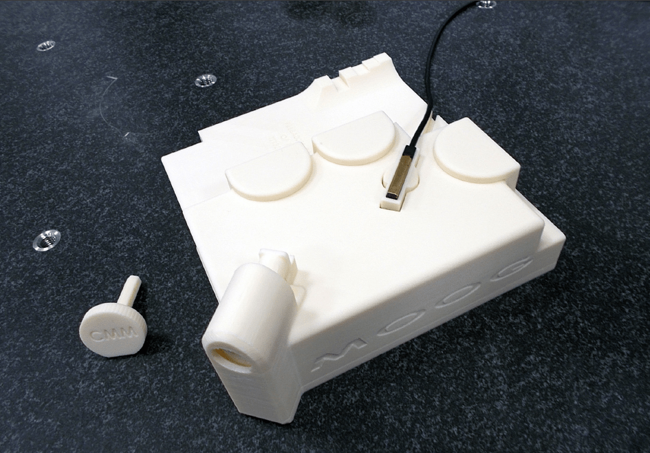 Stratasys 3D printing technology allows CMM fixtures to be produced in hours instead of weeks.