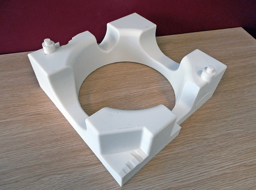 More stable parts are produced with Stratasys F380mc.