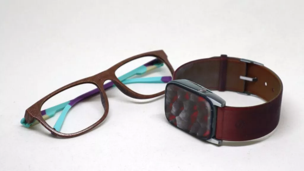 Printed glasses and watch 3D directly from Adobe Substance 3D Painter